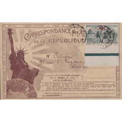 PARIS 51 - R.LE PELLETIER - LE 11-11-1918 - N°156 CARTE POSTALE FM DU JOUR DE L'ARMISTICE.